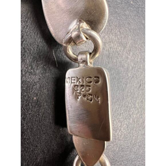 Vintage Taxco Mexico Sterling silver bracelet - Picture 11 of 16